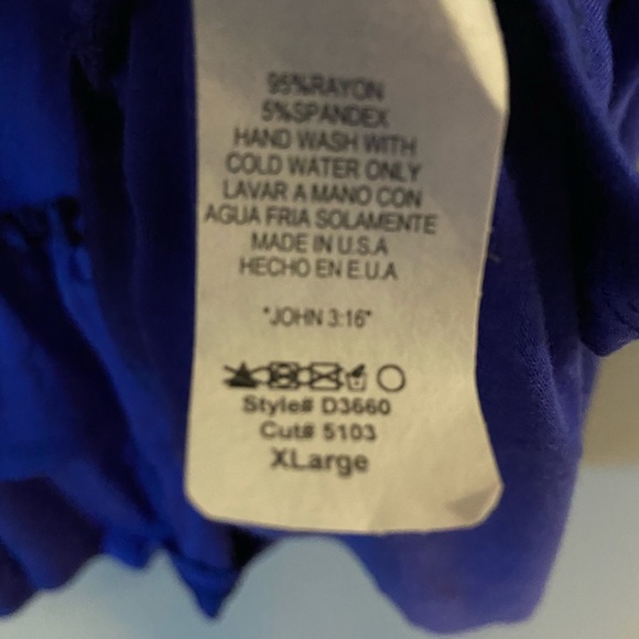 Bellamie Blue Ruffle Swing Dress w Pockets - Picture 5 of 6